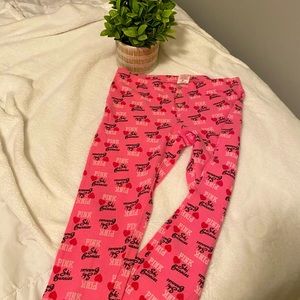 Pink sleep pants